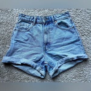 Zara High Waisted Jean Shorts